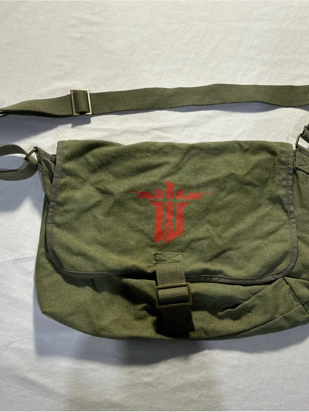 Wolfenstein The New Order Canvas Messenger Bag Military Bag PS3 PS4 Xbox One 360